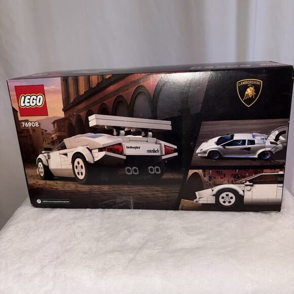 LEGO Speed Champions Lamborghini Countach 76908- 262 Pcs Building Set NEW - Picture 6 of 7